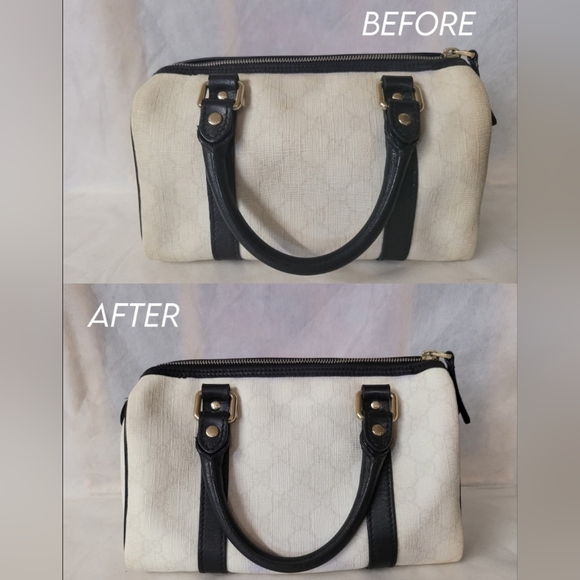 Gucci Mini GG Supreme Joy Boston Bag, Rehabbed - Picture 13 of 15